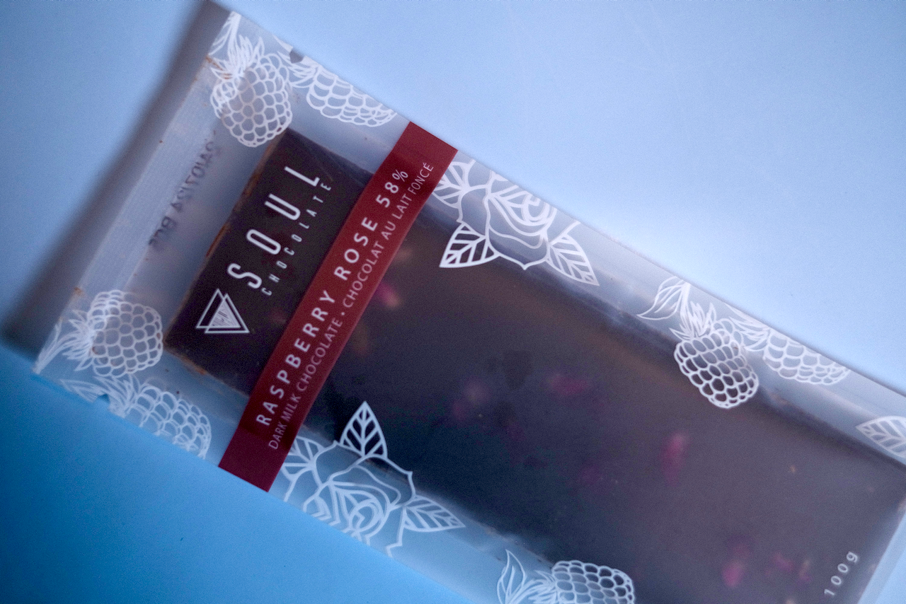 Raspberry Rose 58% Dark Milk Chocolate