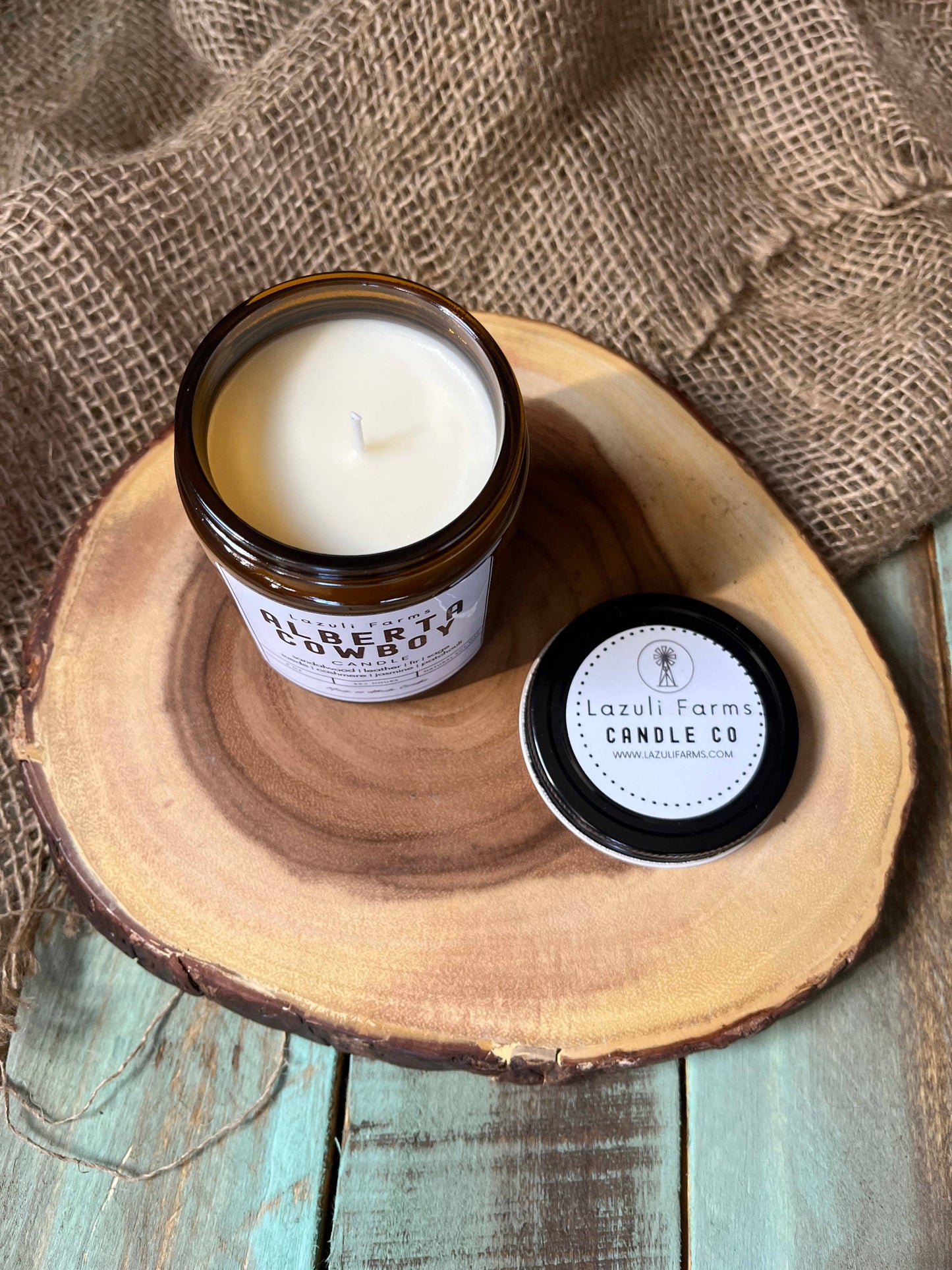 Alberta Cowboy Candle