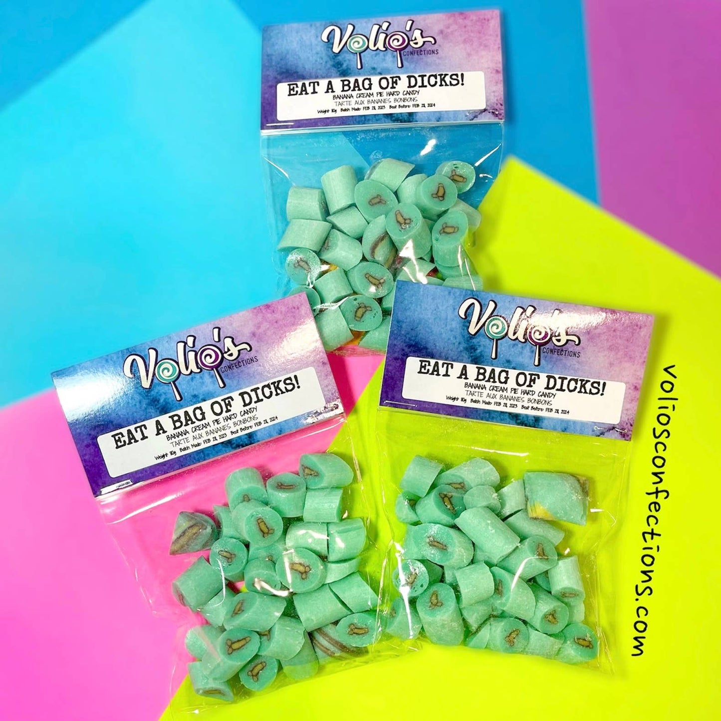 Eat a Bag of D**ks Hard Candy - 80g - Gag Gift