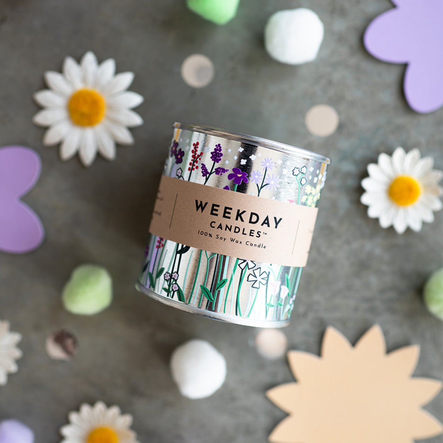 Wild Prairie Paint Tin Candle