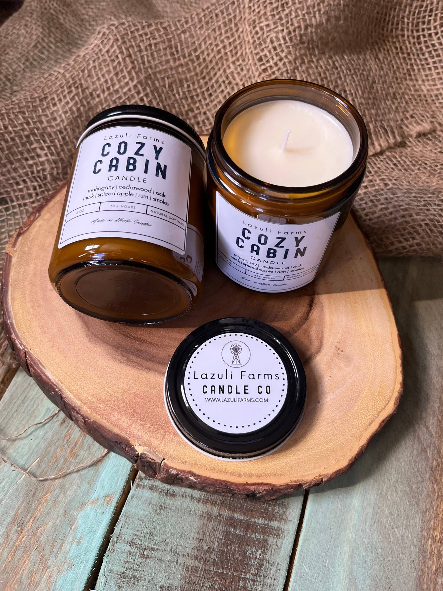 Cozy Cabin Candle | Natural Soy Wax Candle