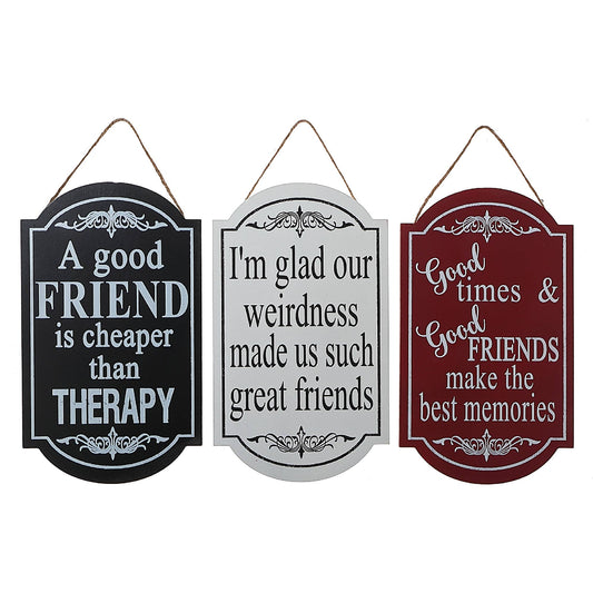 Mdf Hanging Wall Plaque Inspirational Asstd
