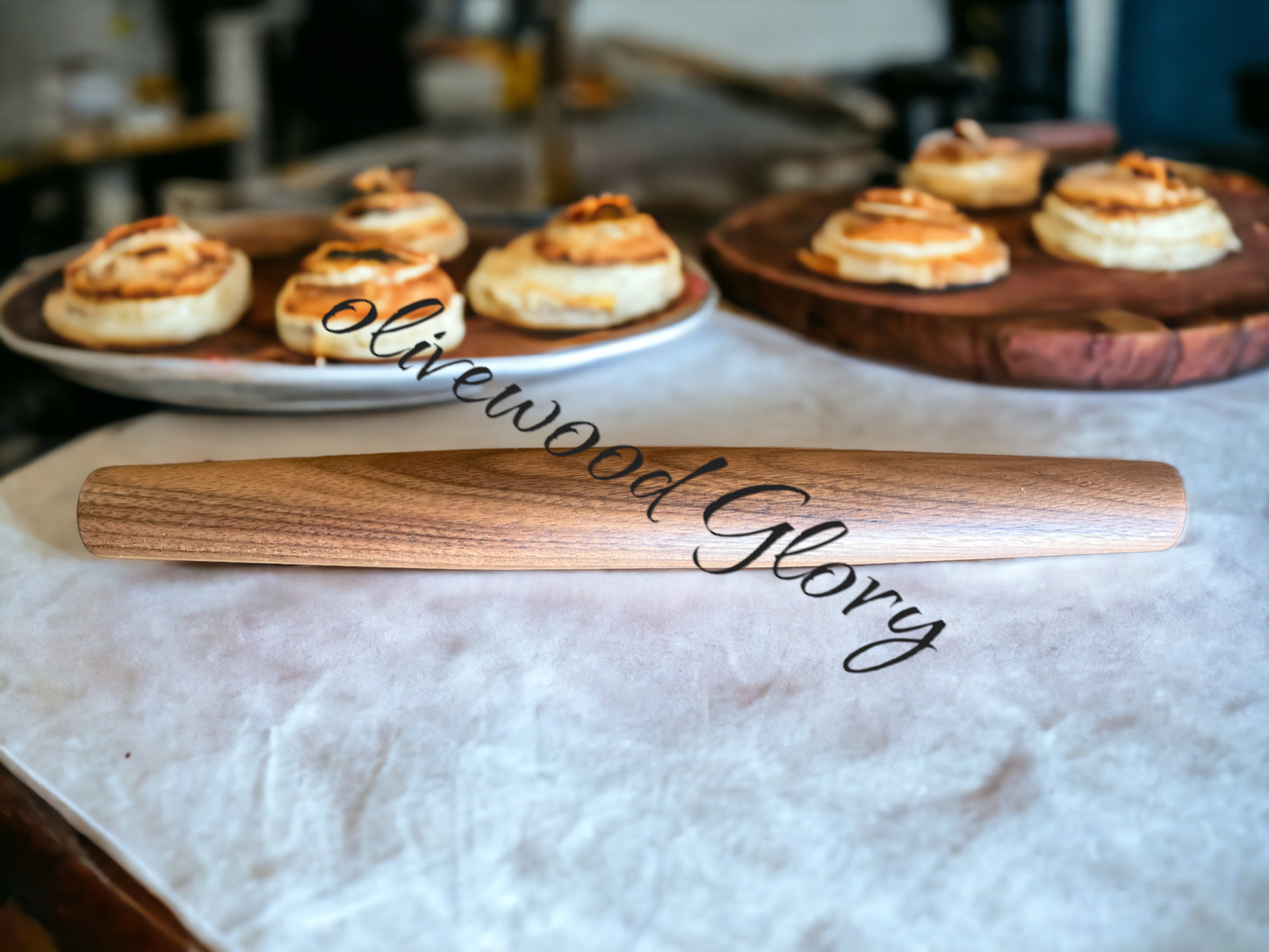 Handcrafted Black Walnut French Rolling Pins