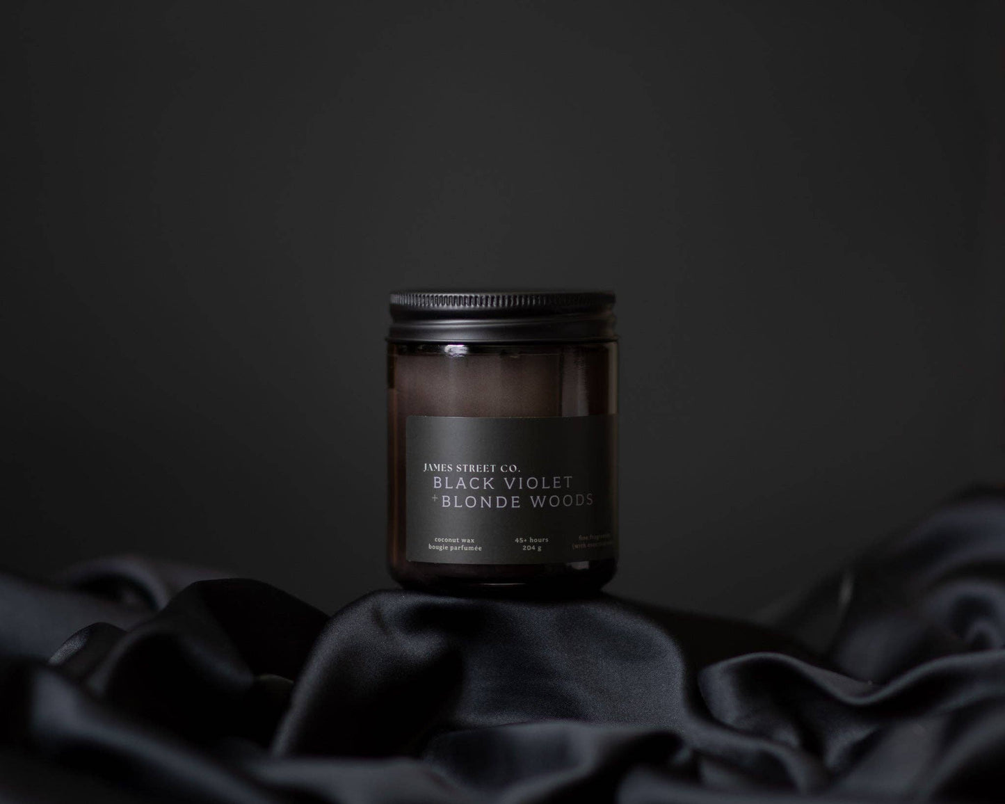 Black Violet + Blonde Woods 8oz Candle