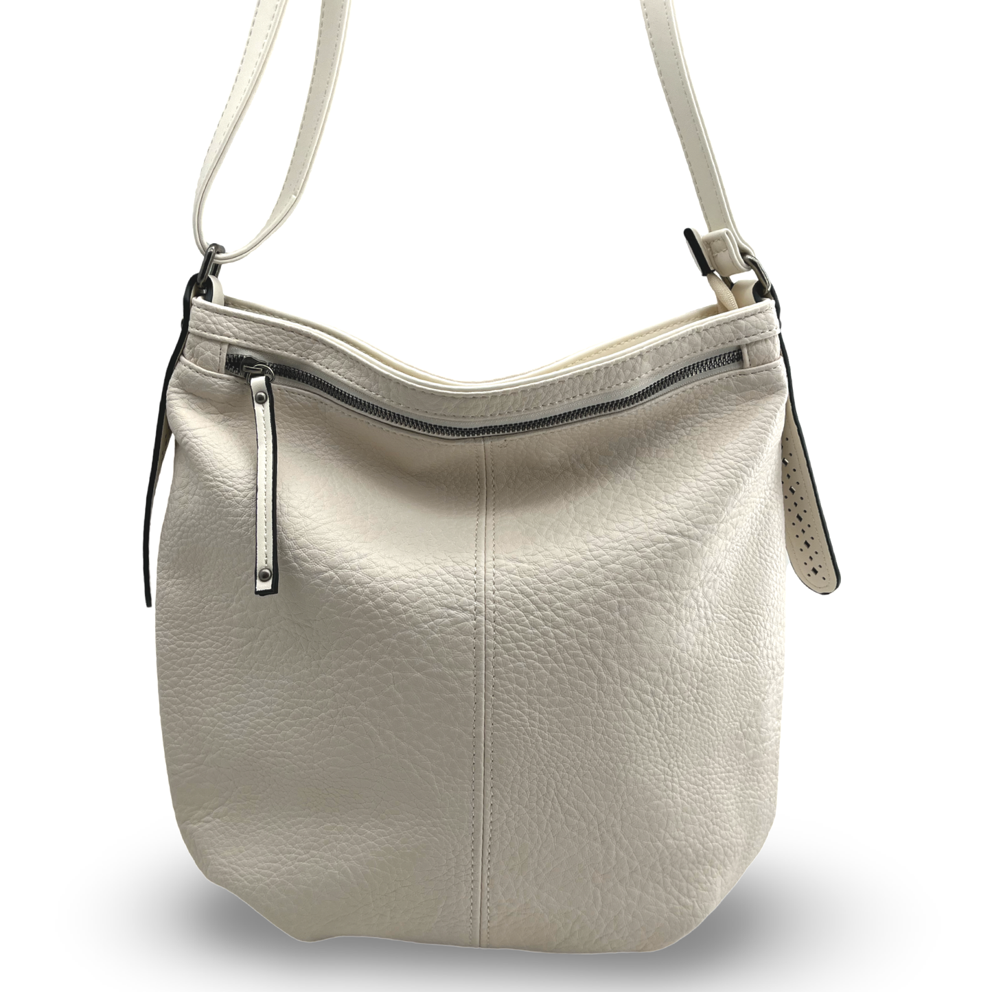 Vegan Leather Hobo Shoulder Bag