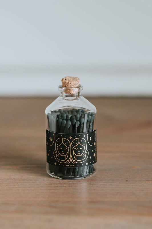 GEMINI Zodiac Apothecary Jar