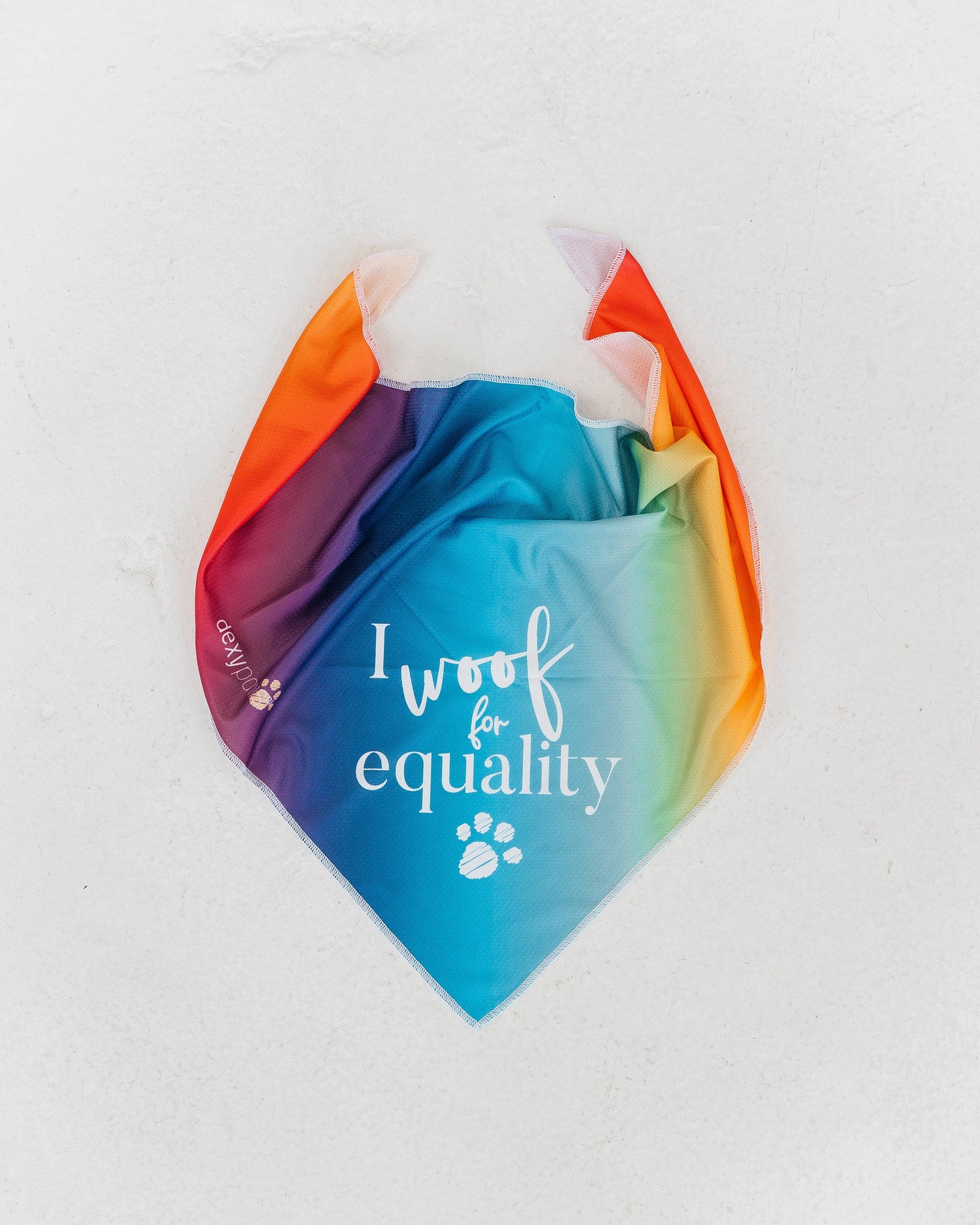 Bandana "I Woof For Equality"