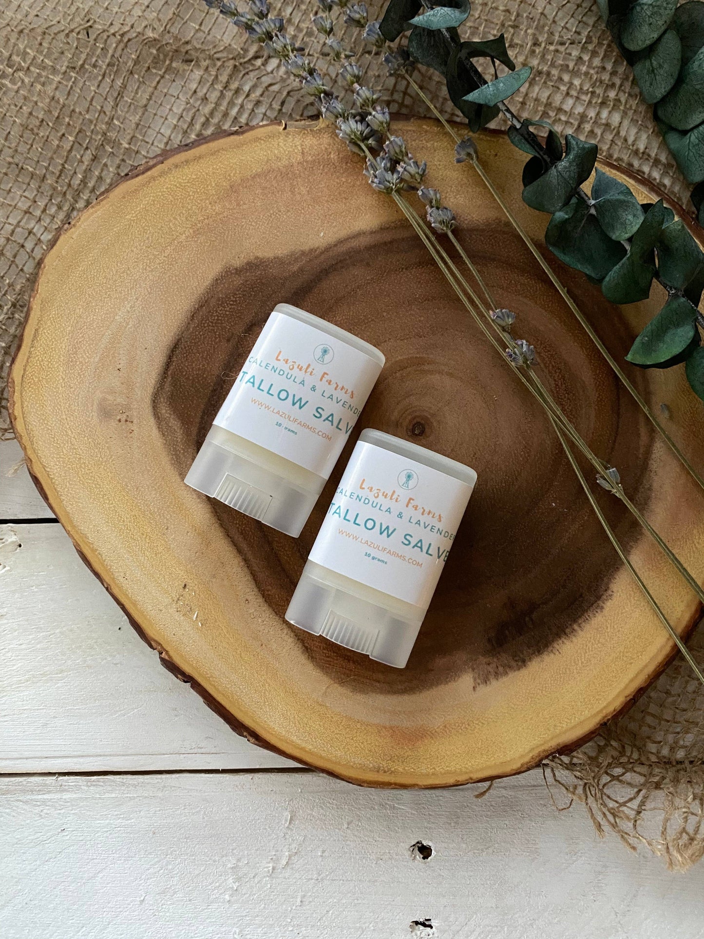 Salve Stick | Tallow + Calendula + Lavender + Beeswax | Natural