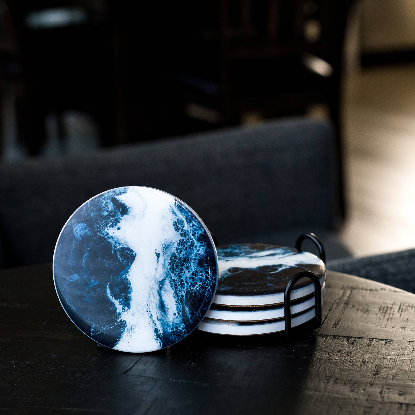 Ceramic Resin Coasters (set of 4)