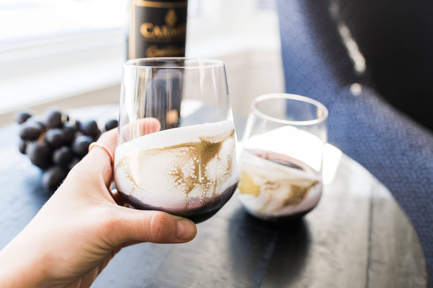 Resin Coated Entertaining Glasses