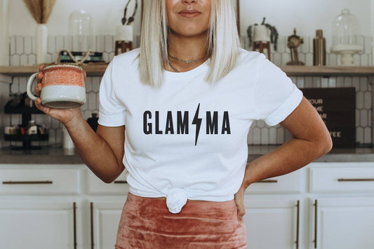 Glamma Shirt, Gift for Grandma, Glam-ma Shirt, Grandma Tshir