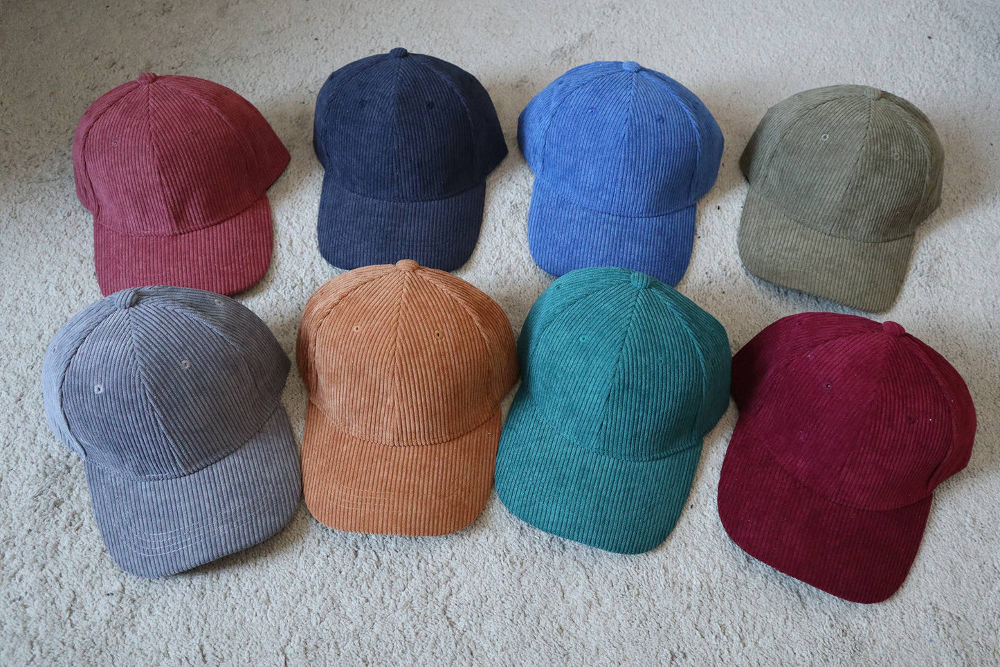 Adjustable Corduroy Baseball Hat Dad Hat
