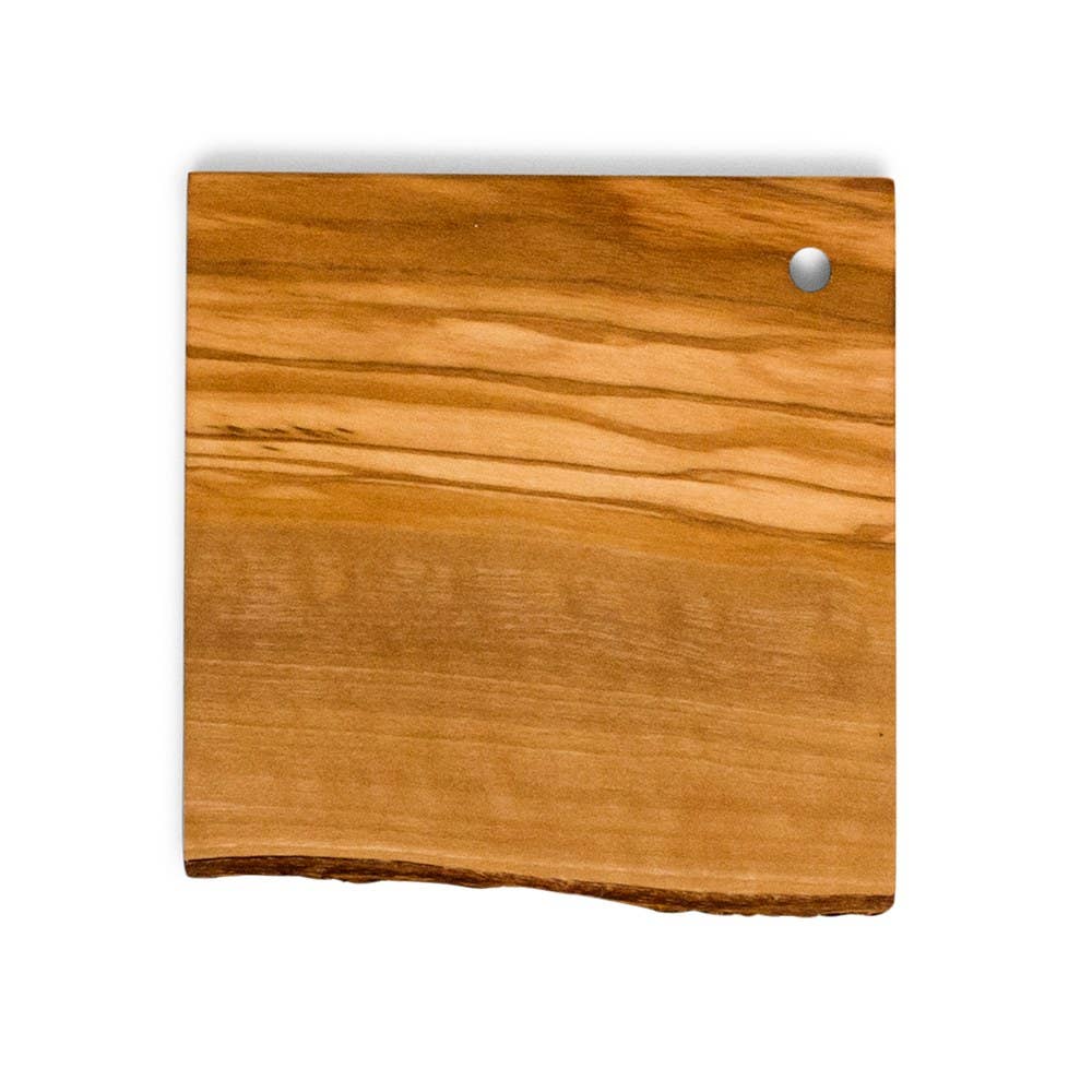 Set of 4 Rustic Wooden Coasters Bar Accessories