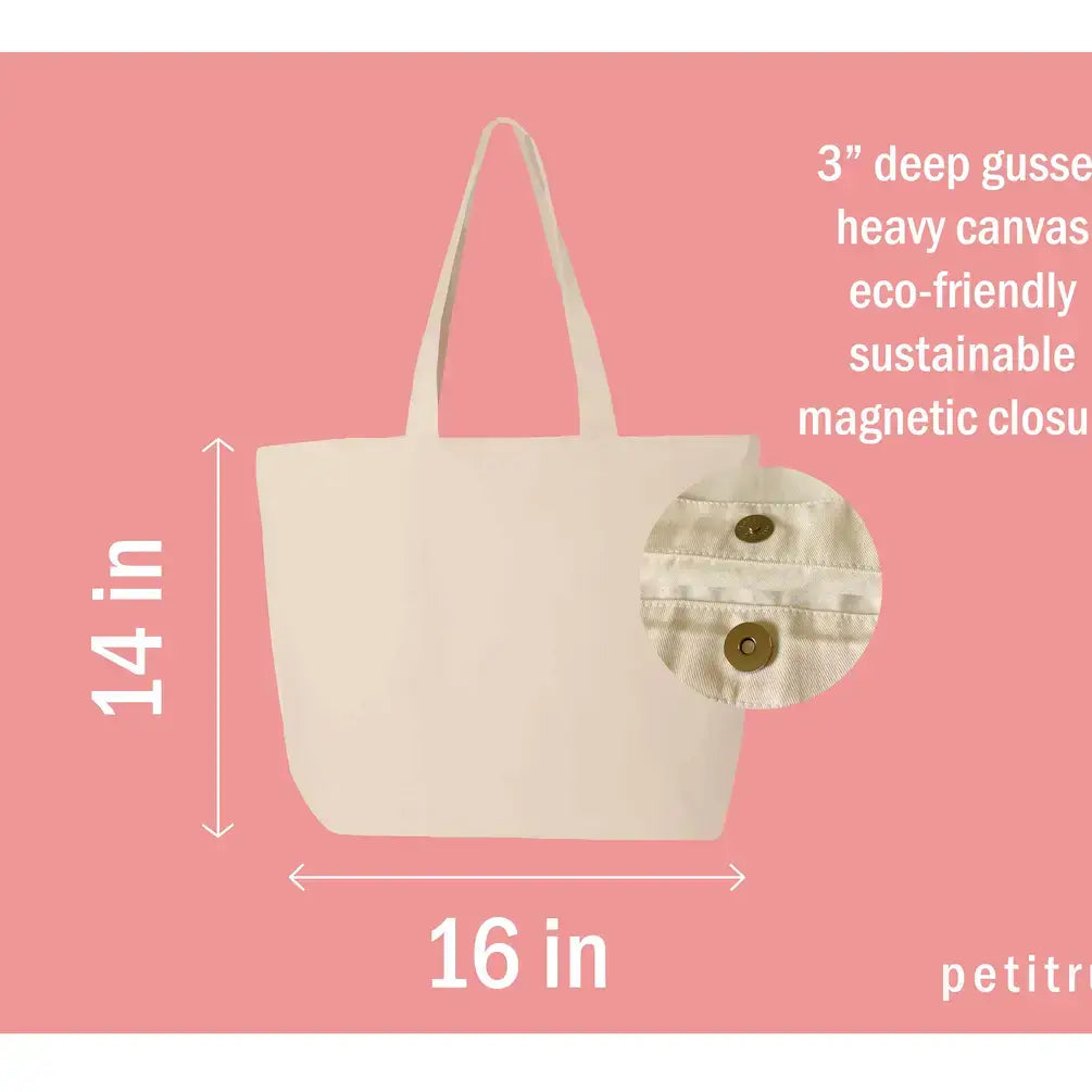 Tote Bag Canvas Lake Life Beach Bags Retro Summer Bag