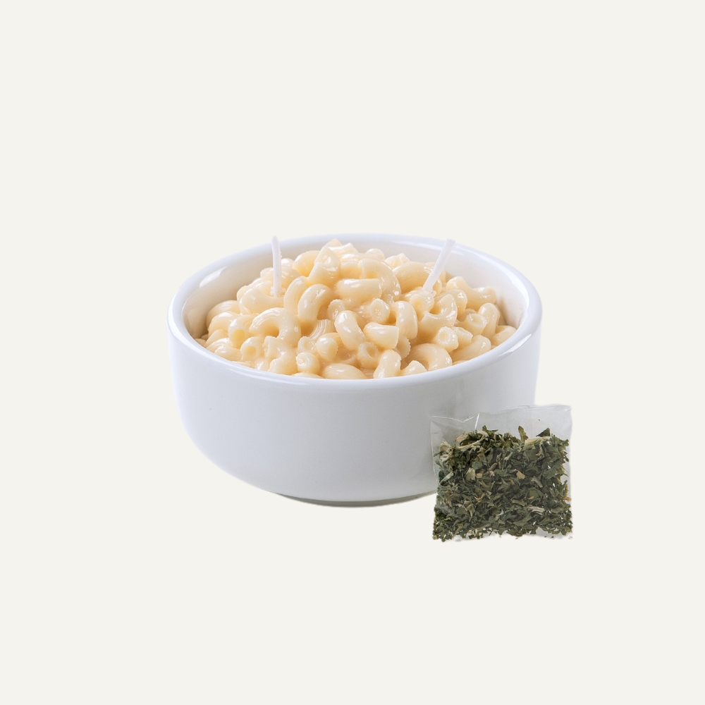Macaroni and Cheese Candle Bowl
