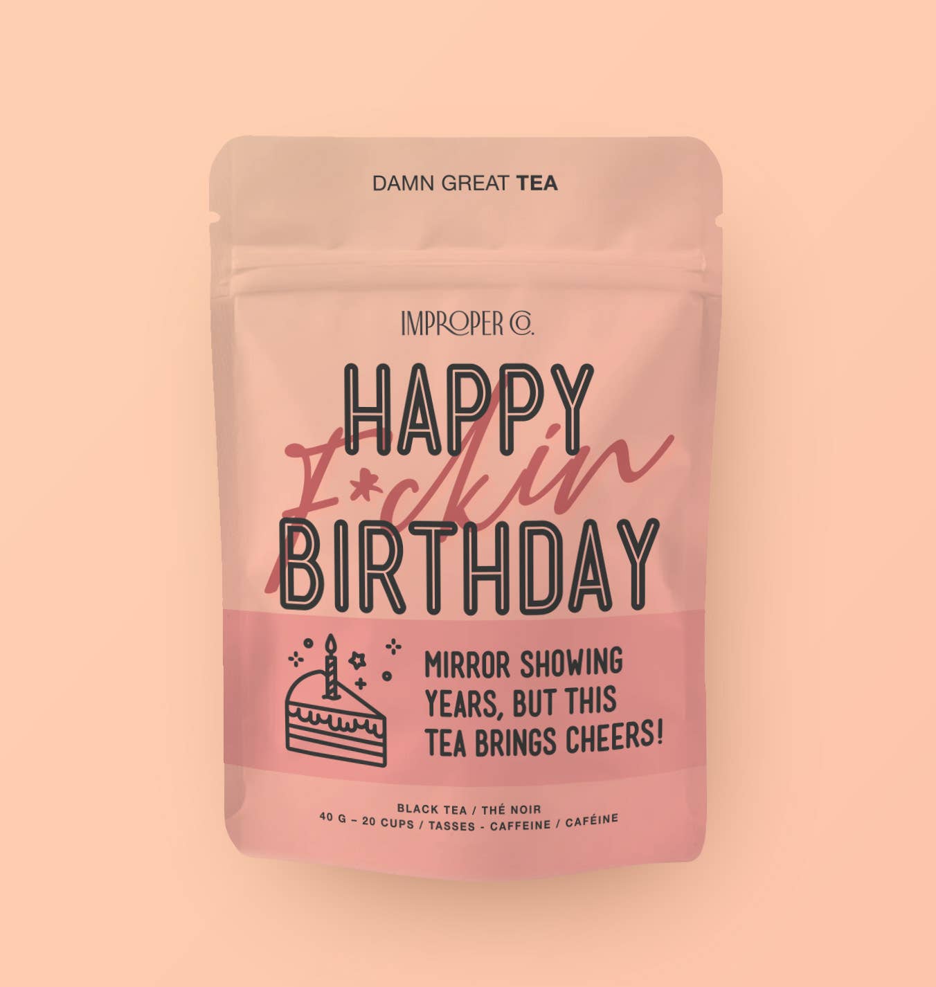 Happy F*ckin' Birthday tea, 20 Servings, Flavoured Tea Blend