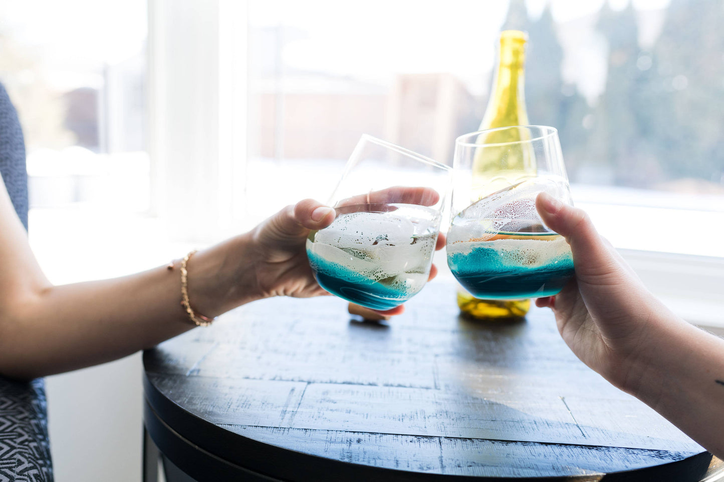 Resin Coated Entertaining Glasses