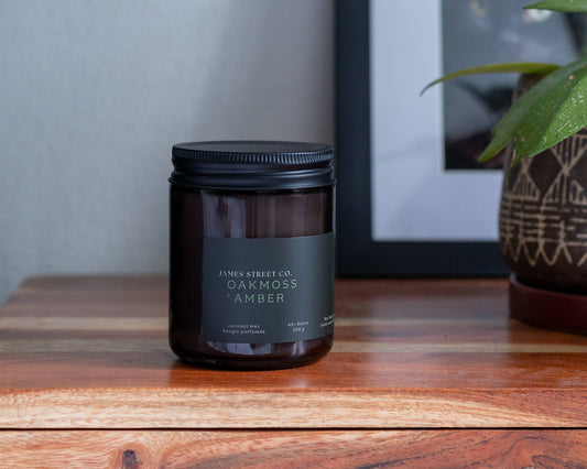 Oakmoss + Amber 8oz Candle