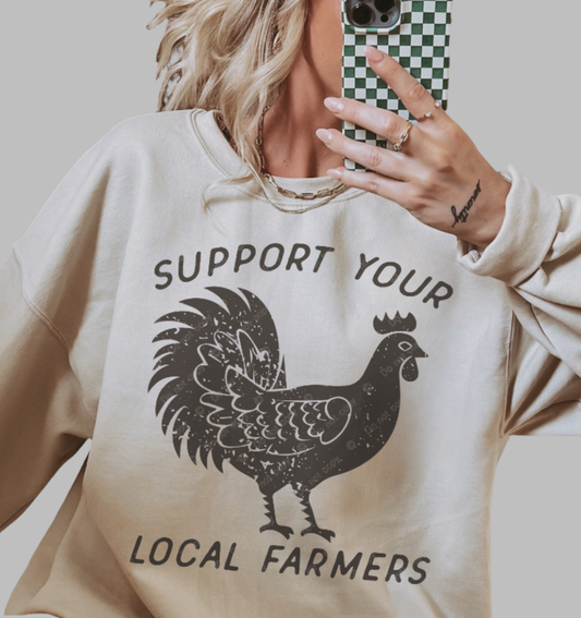 T-Shirt Country Support Your Local Famers