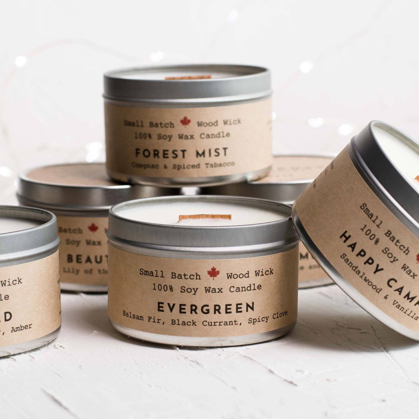Evergreen Cabin Candle Tin