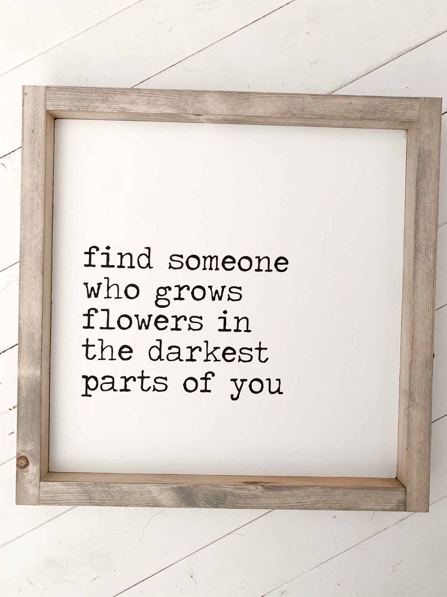 Find someone who grows flowers