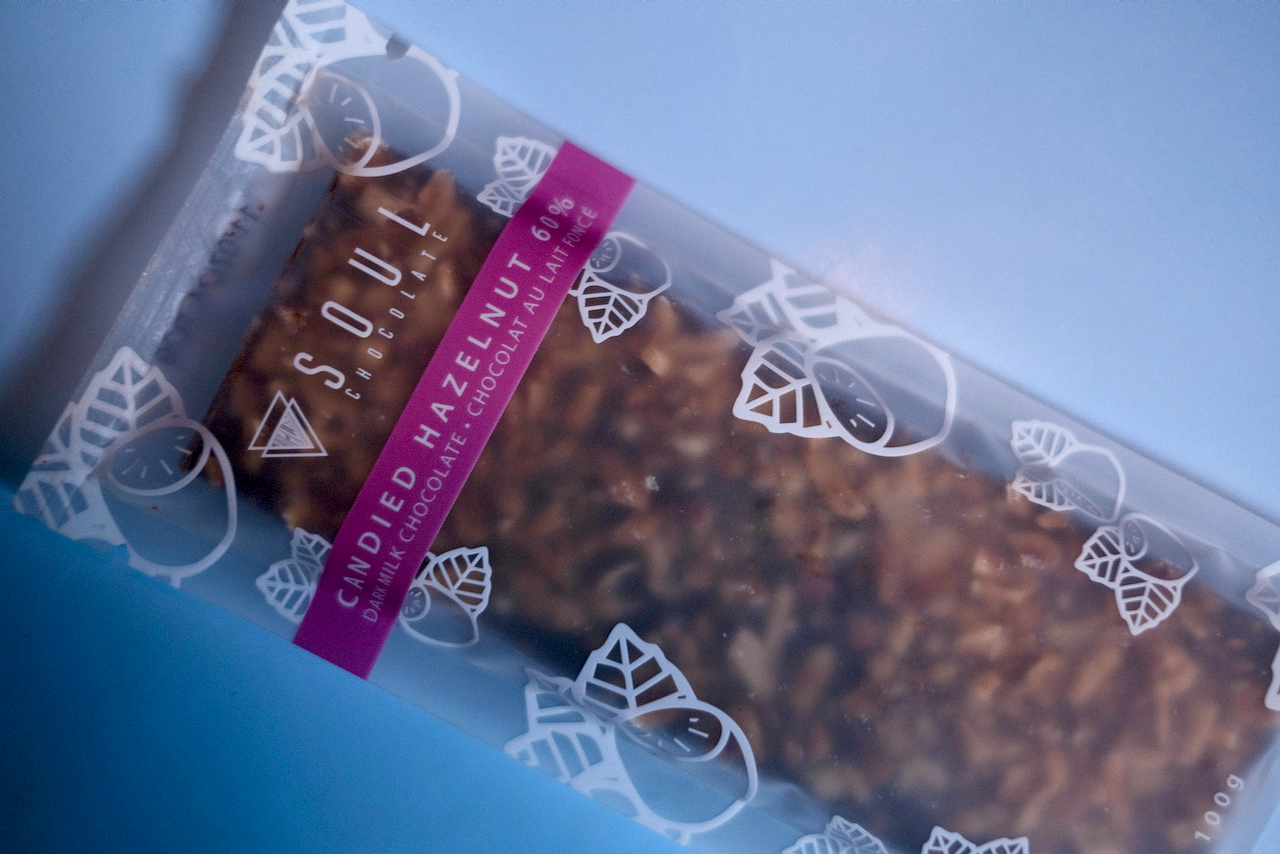 Candied Hazelnut 60% Dark Milk Chocolate
