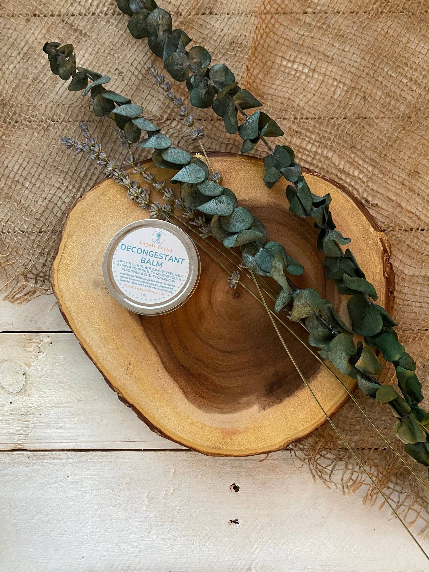 Decongestant Balm | Aromatherapy Balm | Cough & Sinus | Natural Tallow