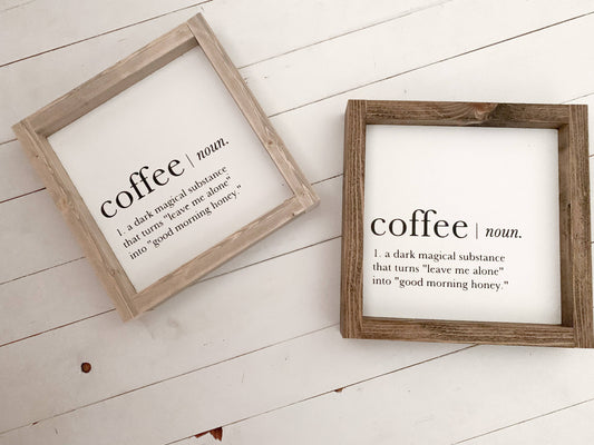 Coffee- noun