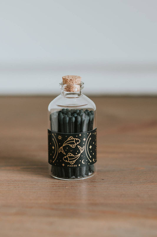 PISCES Zodiac Apothecary Jar