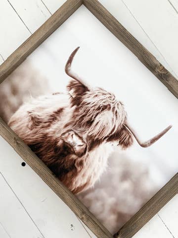 Highland Cow Print