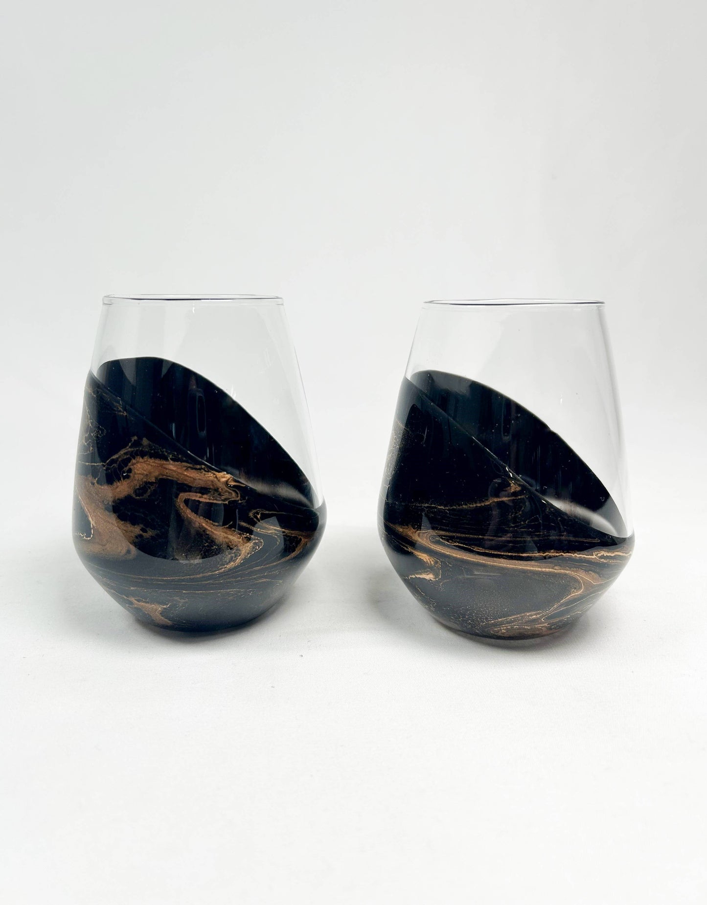 Resin Coated Entertaining Glasses