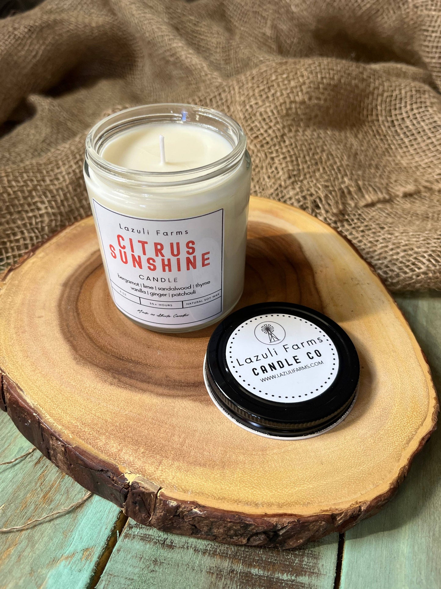 Citrus Sunshine Candle | Natural Soy Wax Candle