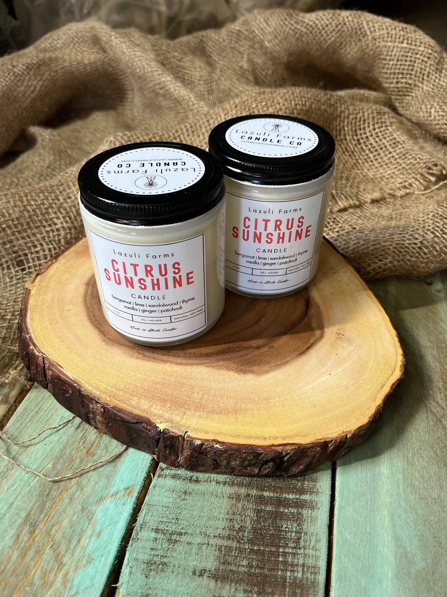Citrus Sunshine Candle | Natural Soy Wax Candle