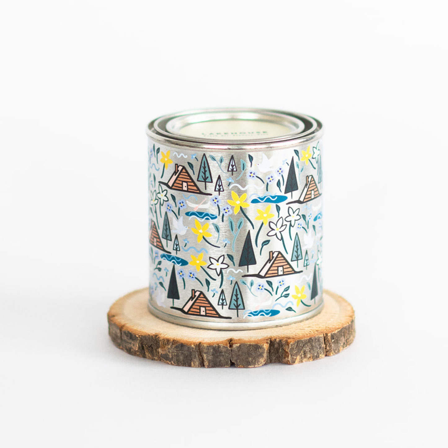 Lakehouse Paint Tin Candle