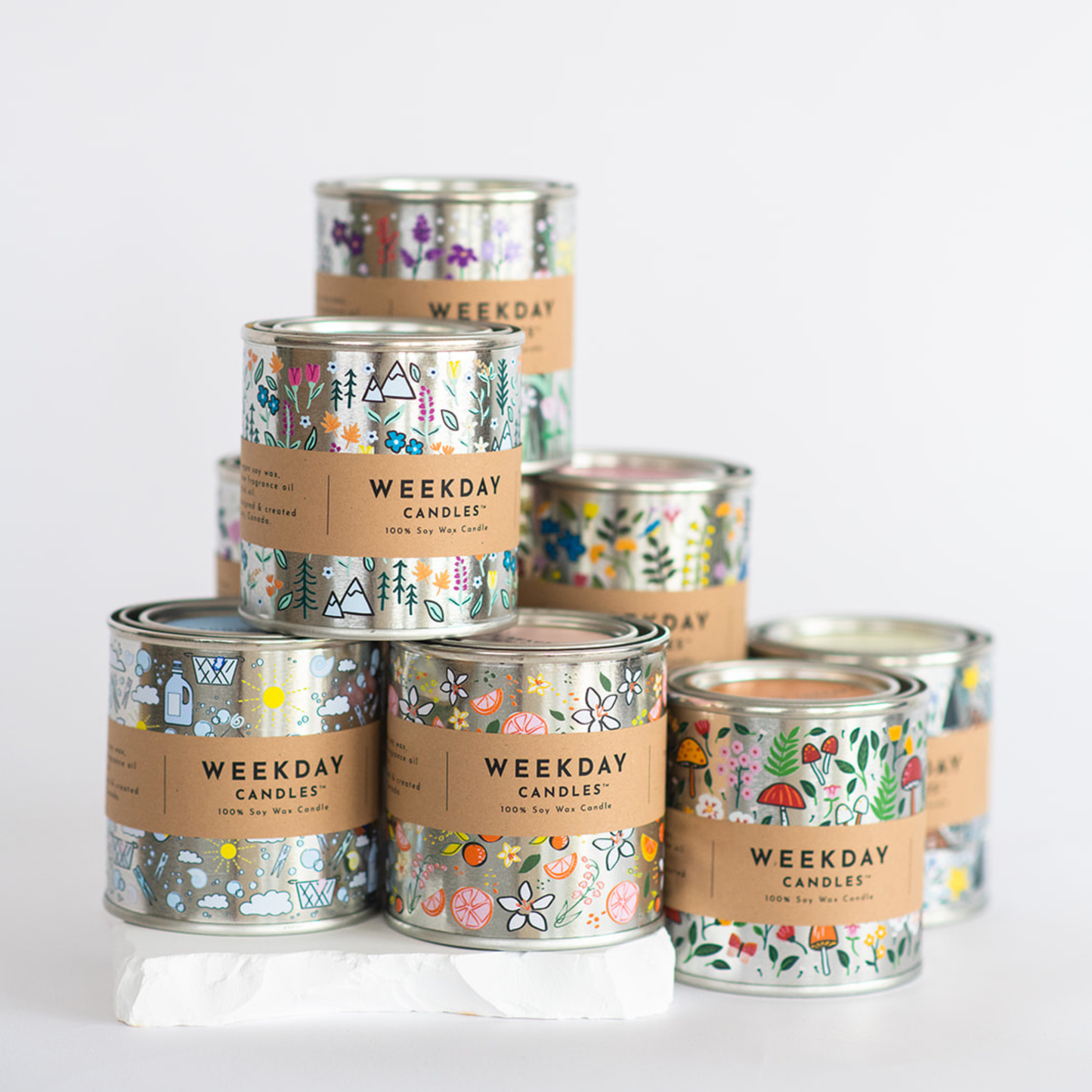 Mountain Air Paint Tin Candle