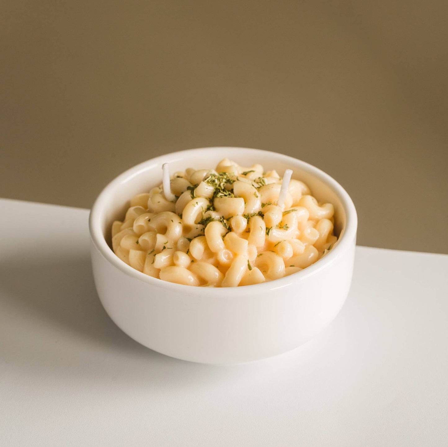 Macaroni and Cheese Candle Bowl