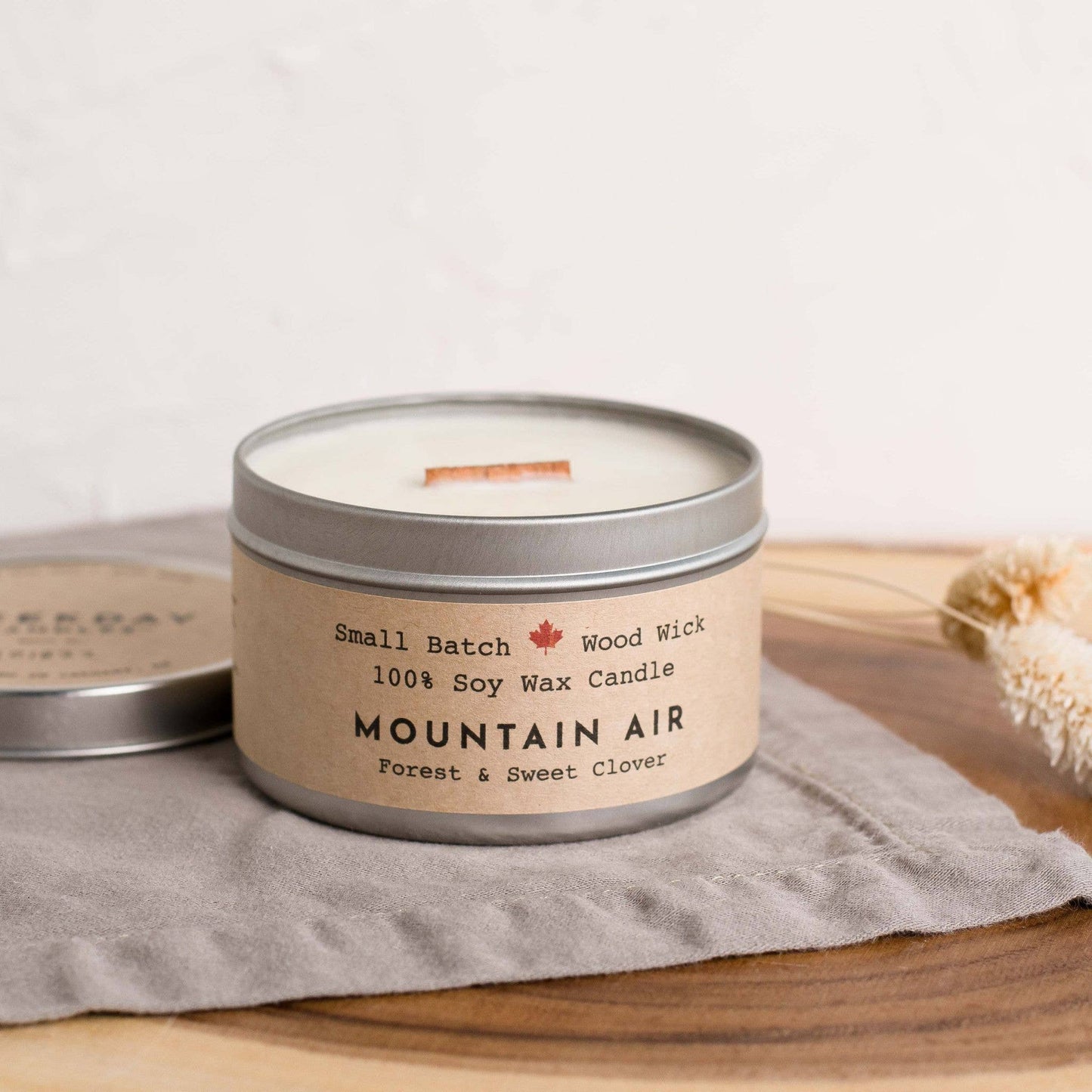 Mountain Air Cabin Candle Tin