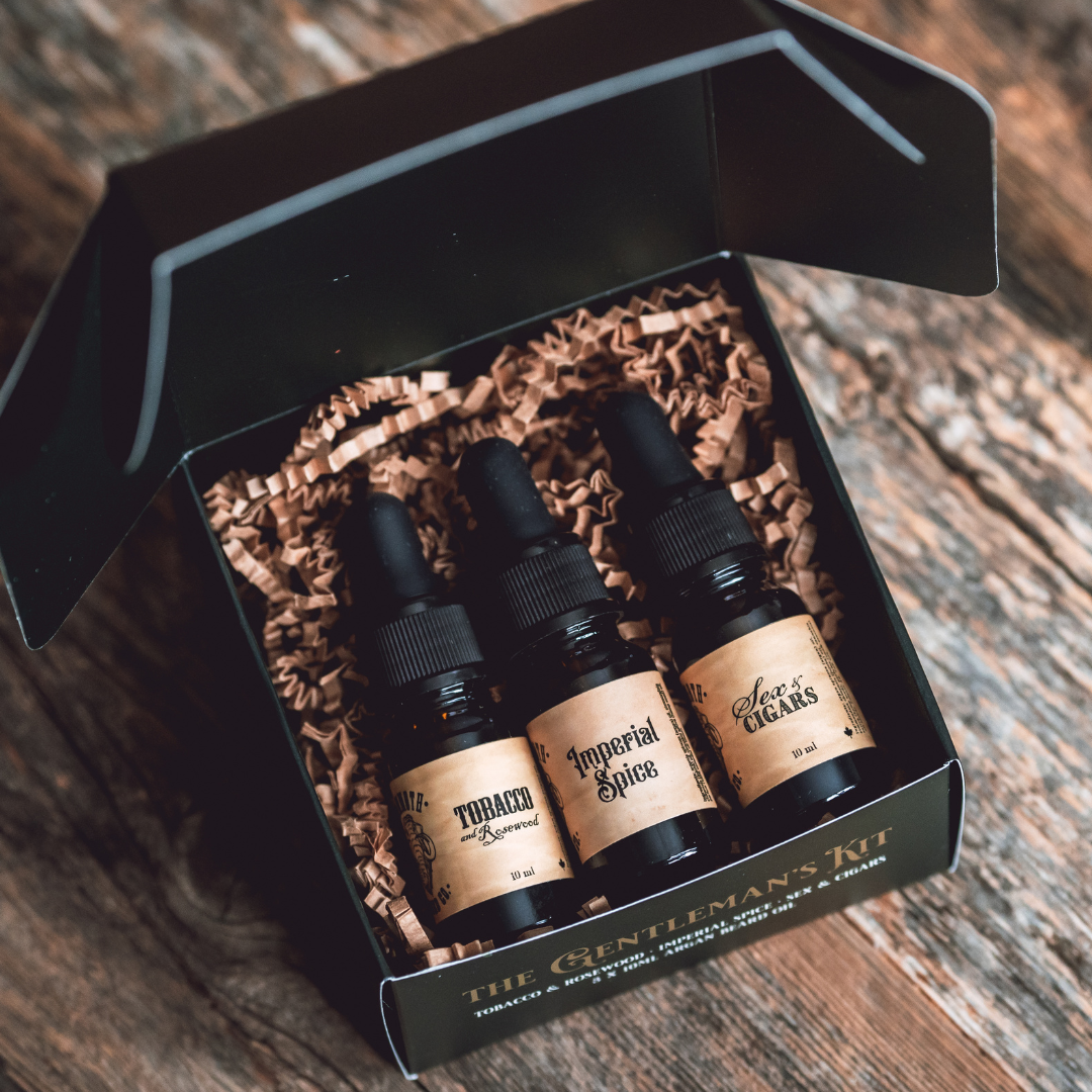Argan Beard Oil Three Pack Tester Kit | Mammoth Beard Co.