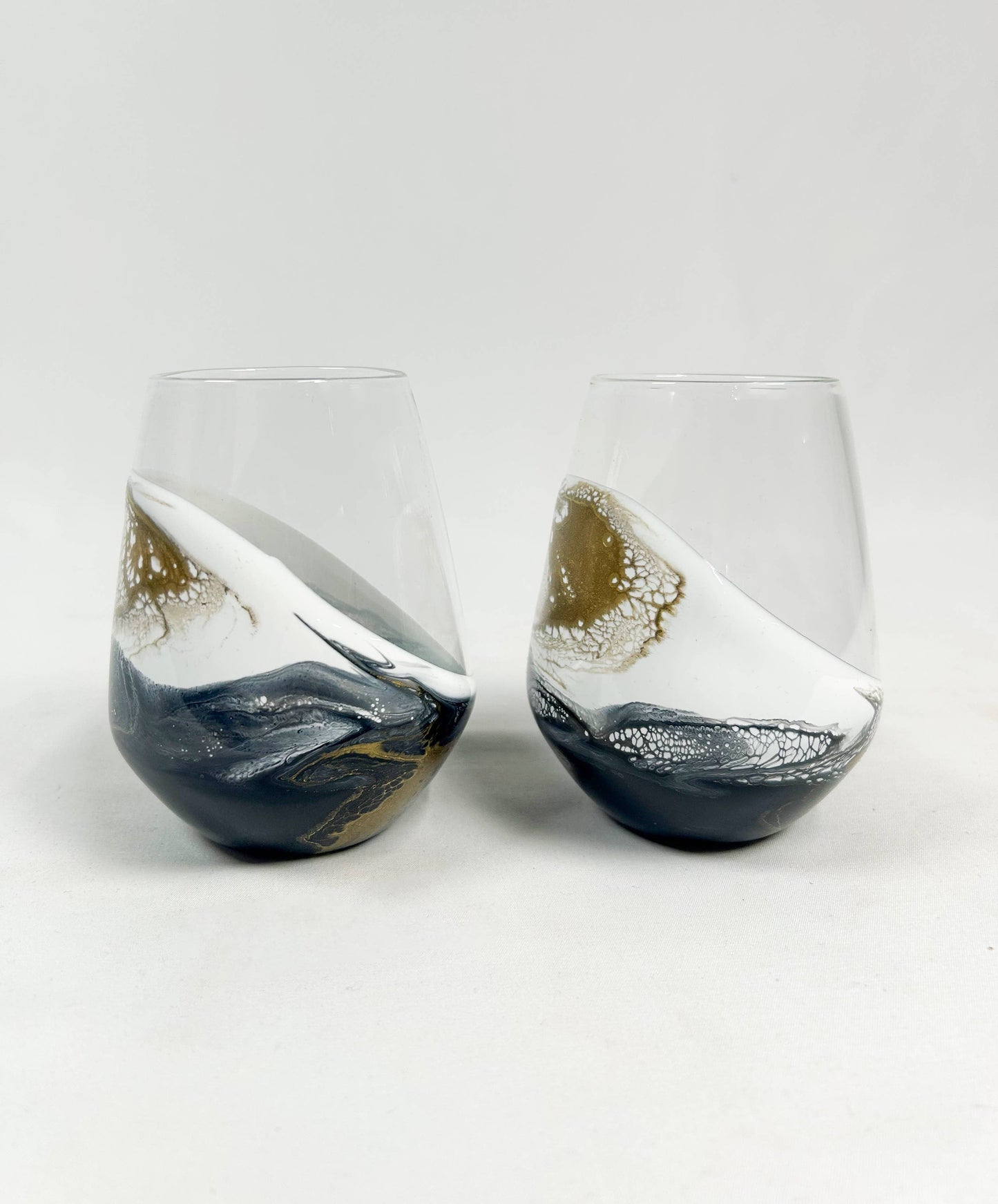 Resin Coated Entertaining Glasses