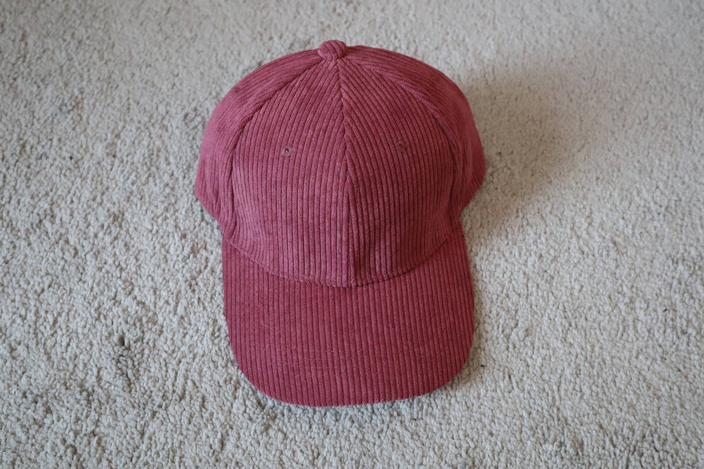 Adjustable Corduroy Baseball Hat Dad Hat