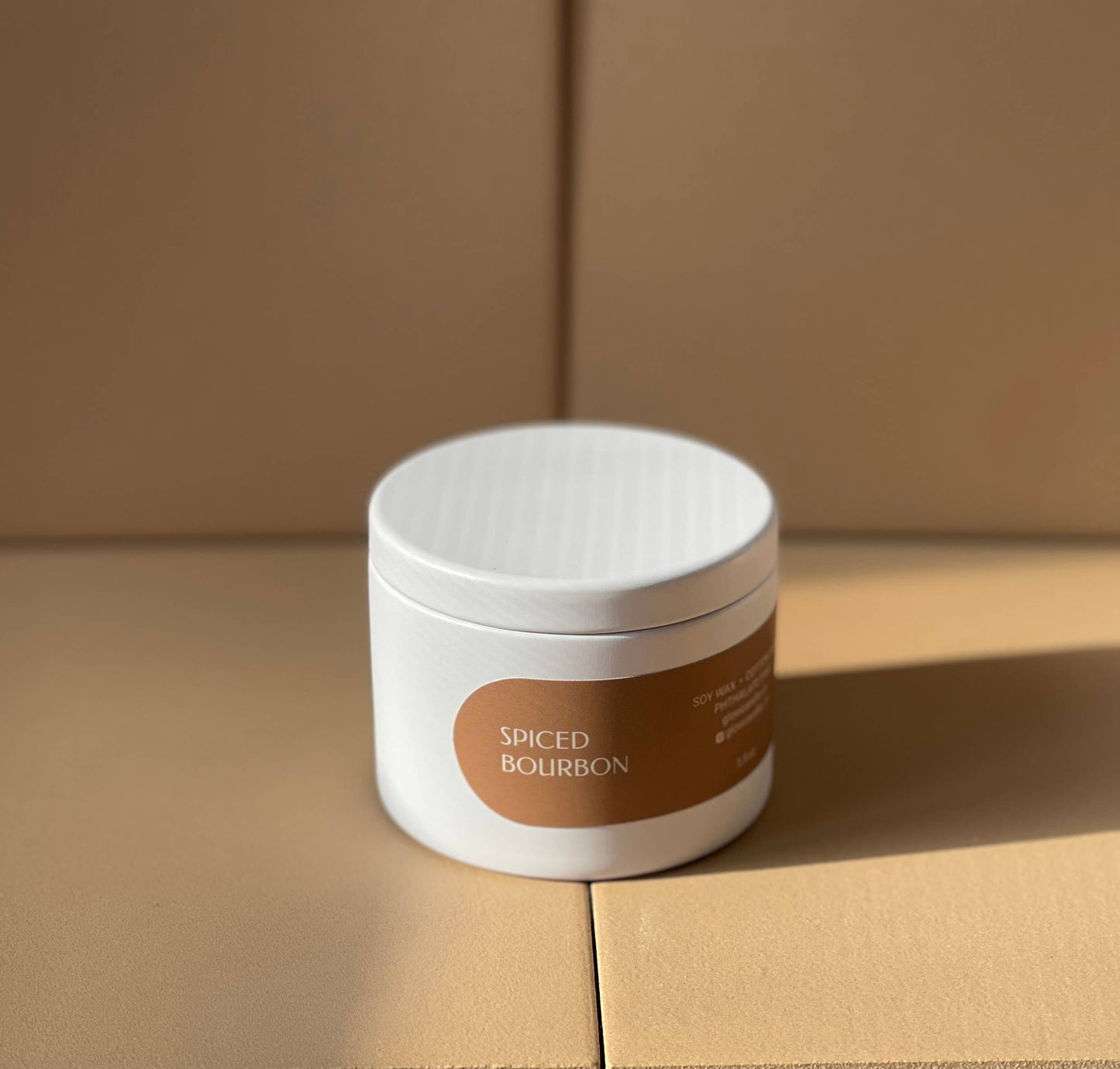Spiced Bourbon - HOME  Tin Soy Candles