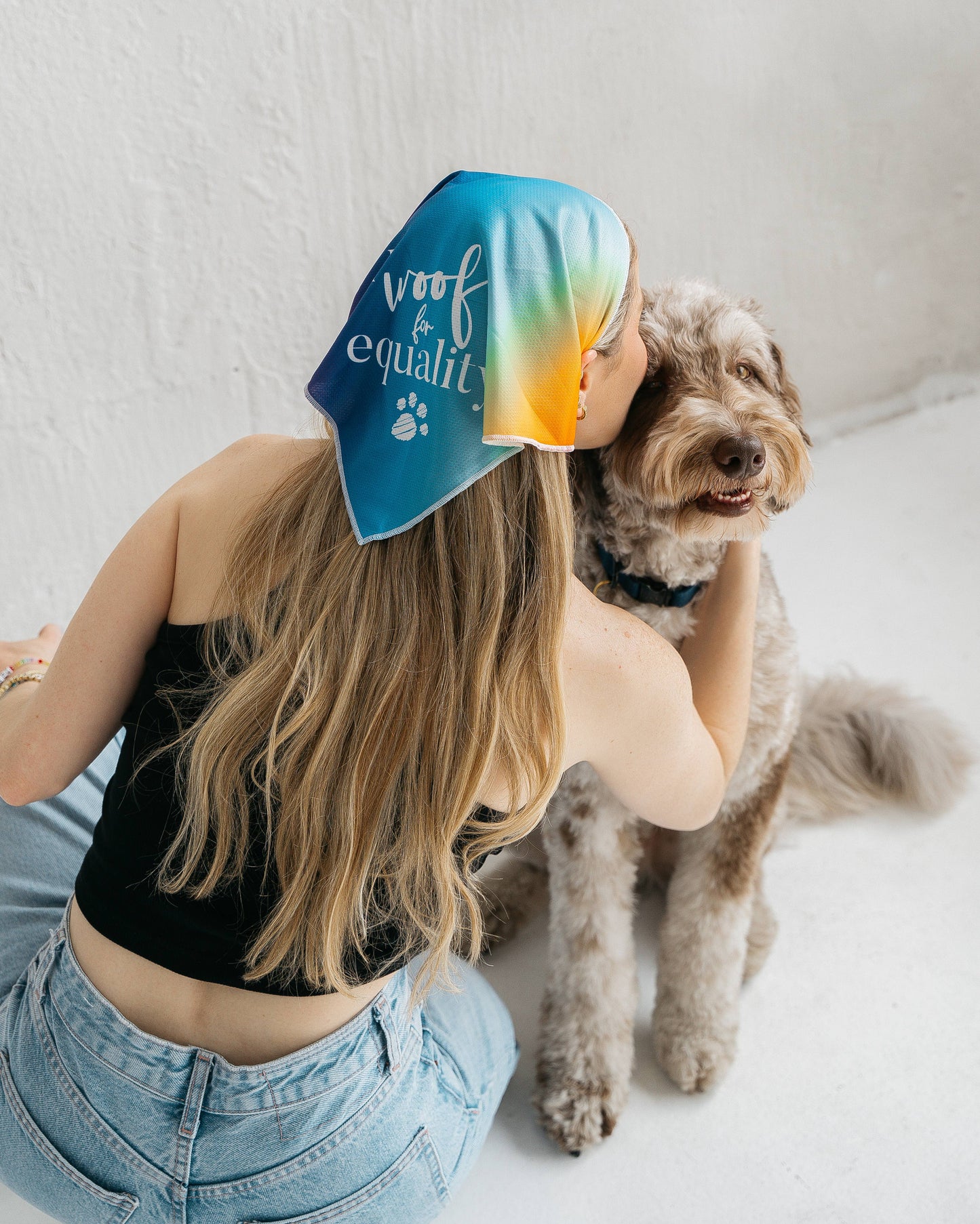 Bandana "I Woof For Equality"