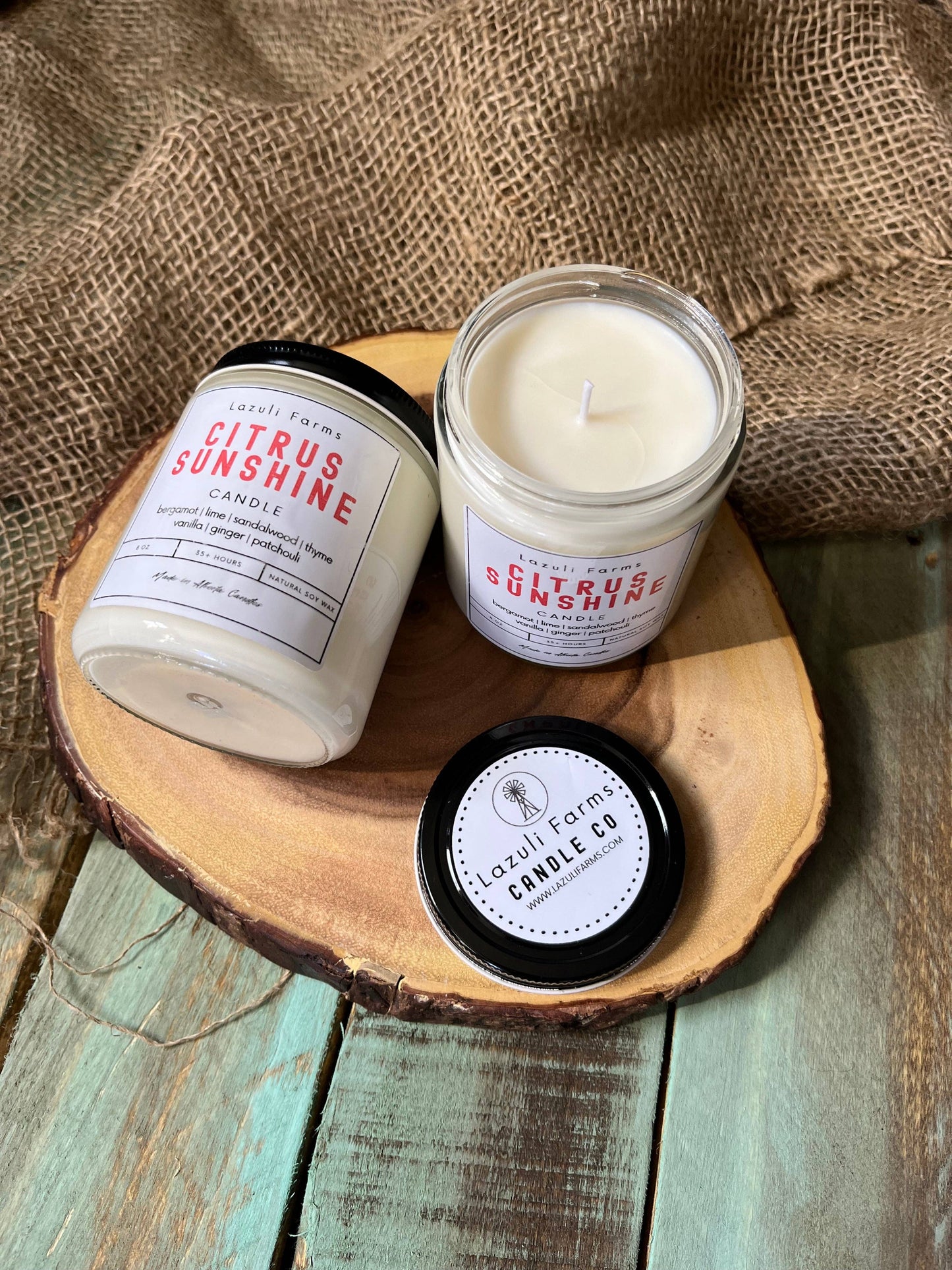 Citrus Sunshine Candle | Natural Soy Wax Candle