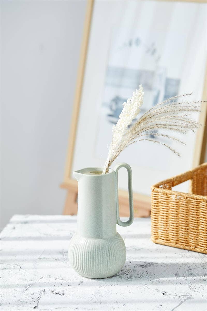 Truu Design Stunning Ceramic Vase With Reactive Glaze