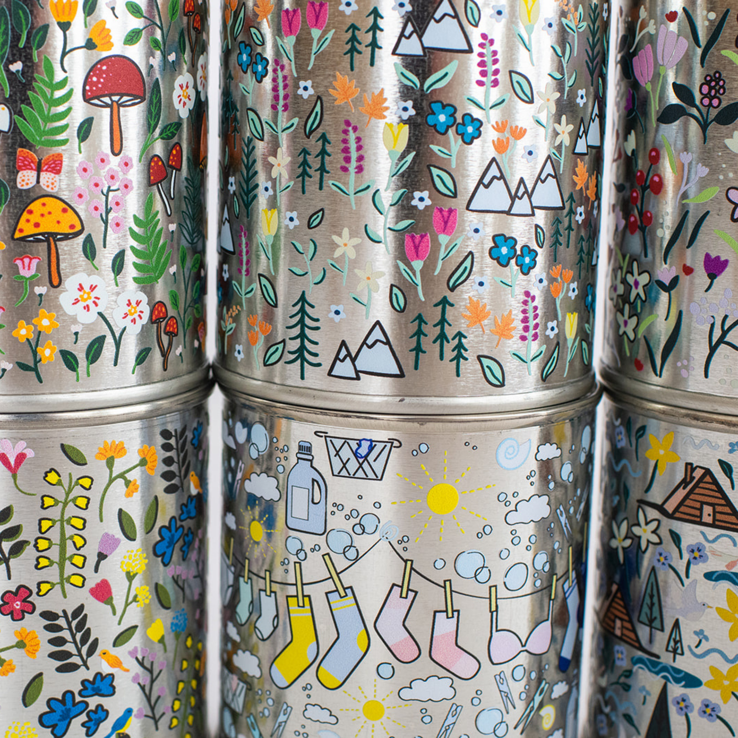 Mountain Air Paint Tin Candle