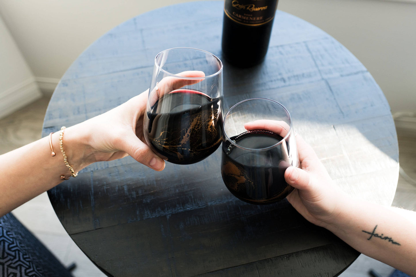 Resin Coated Entertaining Glasses