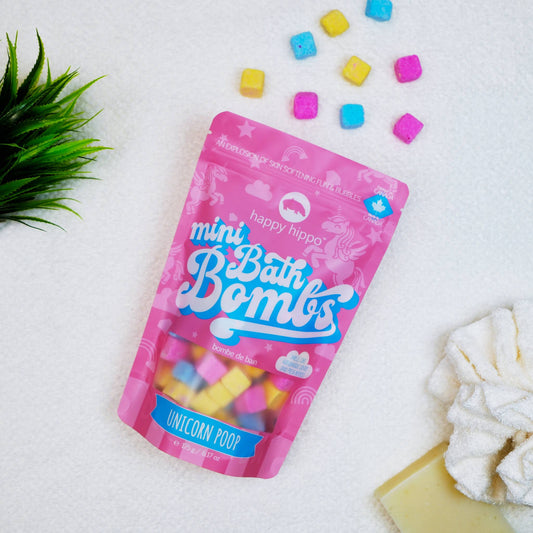 Unicorn Poop - Mini Bath Bombs- Gift Bag