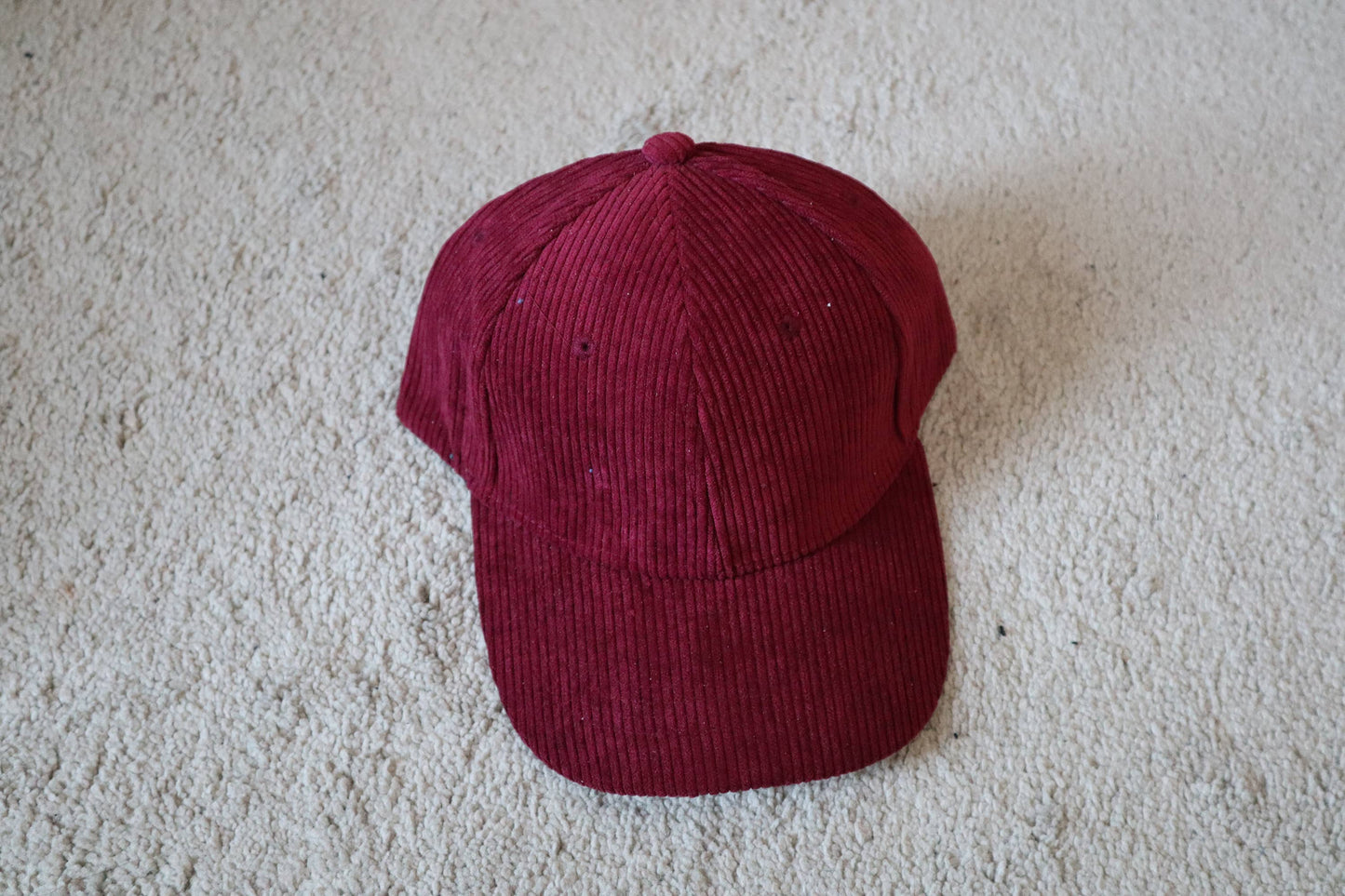 Adjustable Corduroy Baseball Hat Dad Hat
