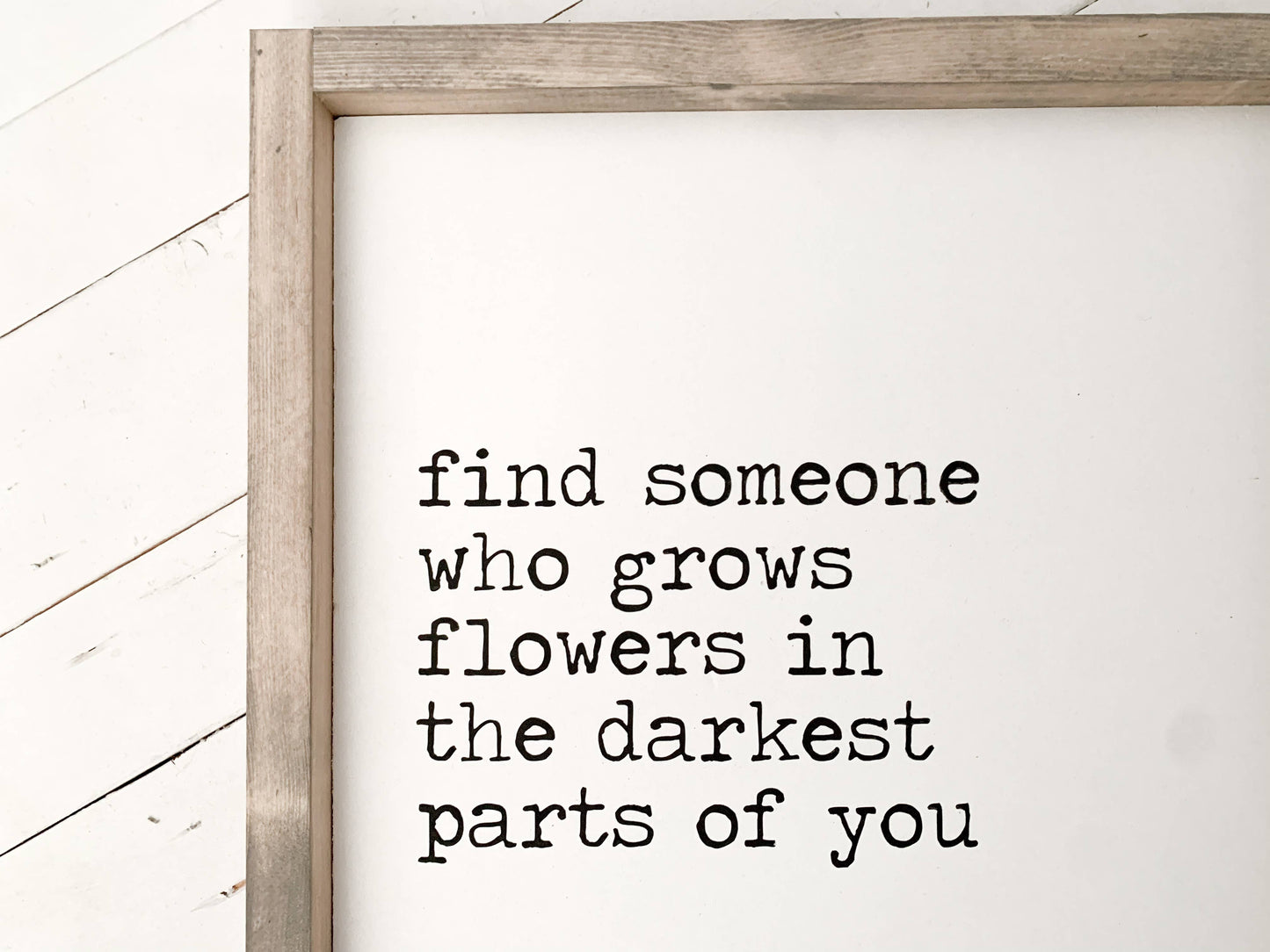 Find someone who grows flowers