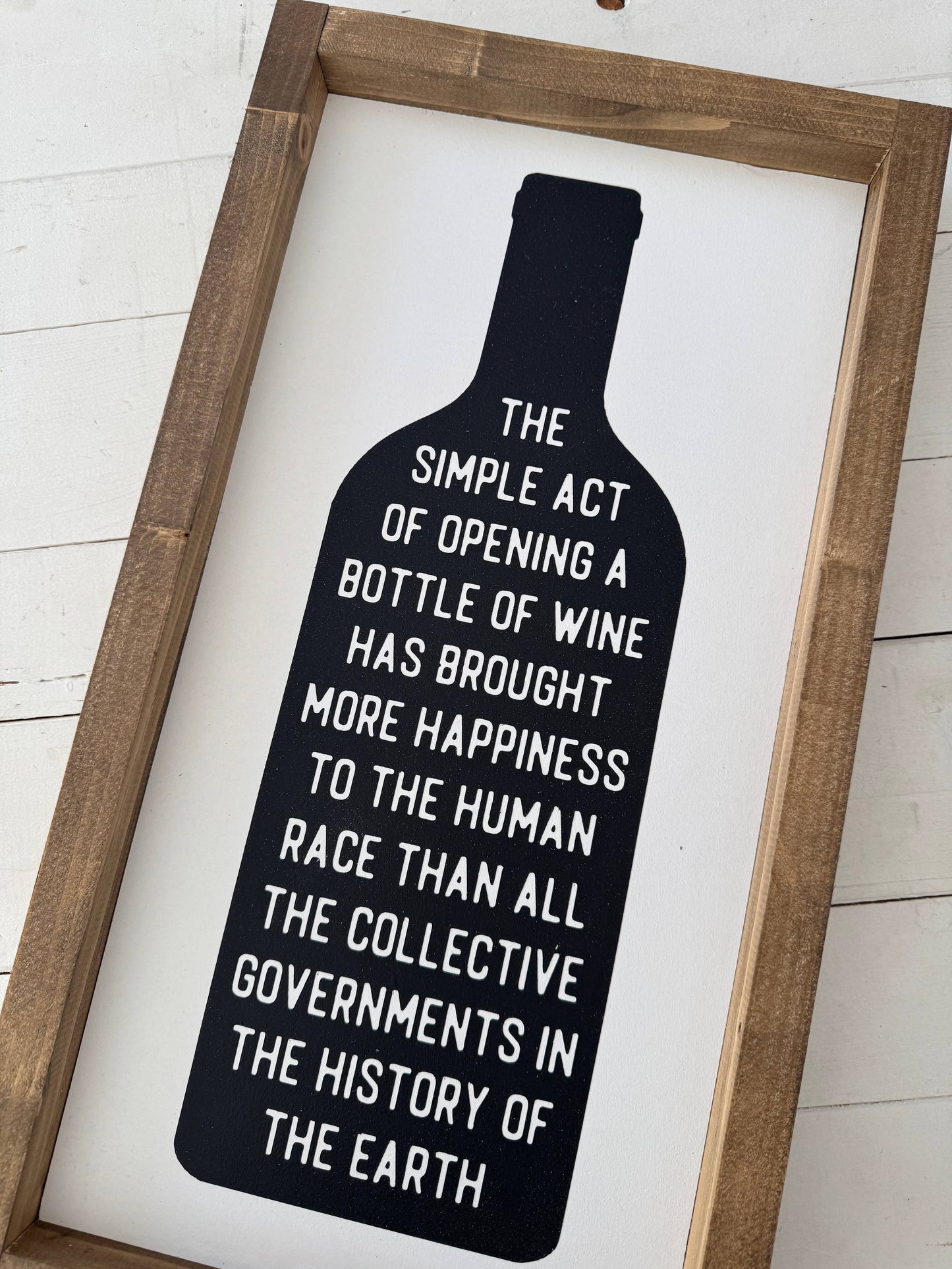 The simple act of opening a bottle of wine...